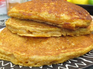 Pumpkin Oatmeal Pancakes