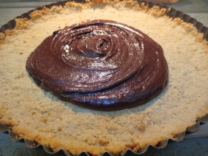 Chocolate Ganache first layer