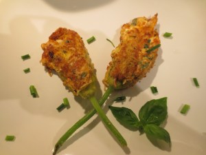 sweetheart squash blossoms