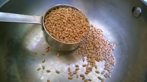Wheat berries ready to  cook