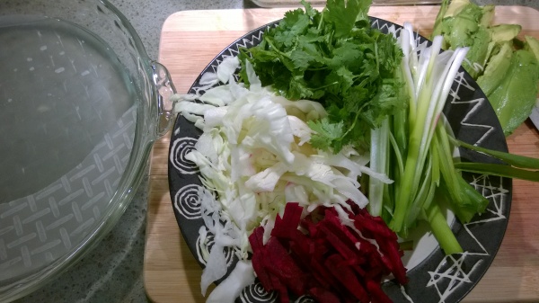Veggies and Rice Paper for Summer Rolls