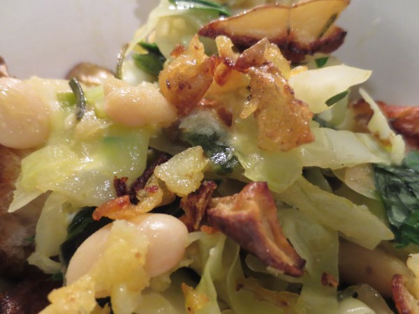 Cabbage and White Beans