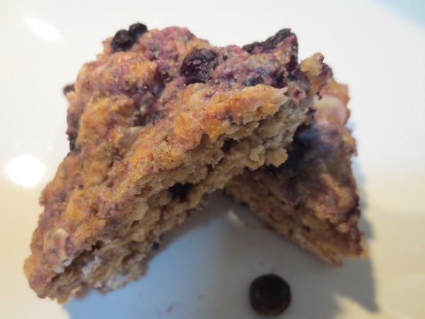 blueberry almond oatmeal scones