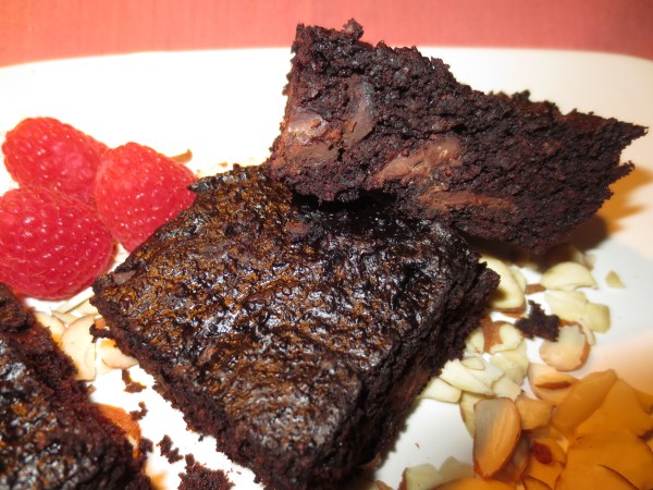 Double Chocolate Flourless SuperFood Brownies
