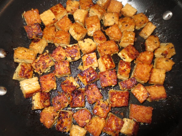cooking tempeh