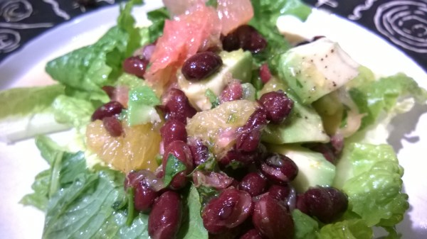 Sweet, juicy and delicious citrus tossed with creamy black beans and avocado