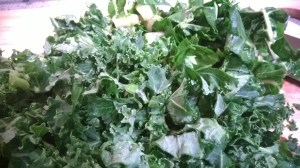 chopped kale