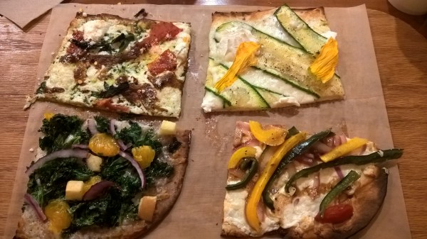 Our selections from Jules Thin Crust Pizza