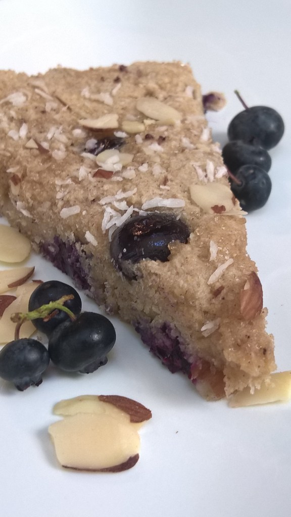 Scones, vegan, gluten free - blueberry almonds